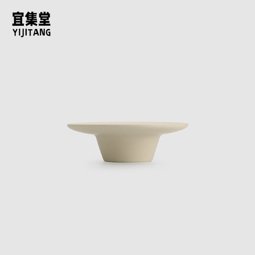 宜集堂INS奶油香插高级感陶瓷B线香座香立茶几桌面客厅装饰摆件