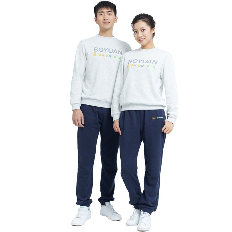 幼儿园亲子园服长袖套装韩版教师工作服秋装幼师园服职业装定制