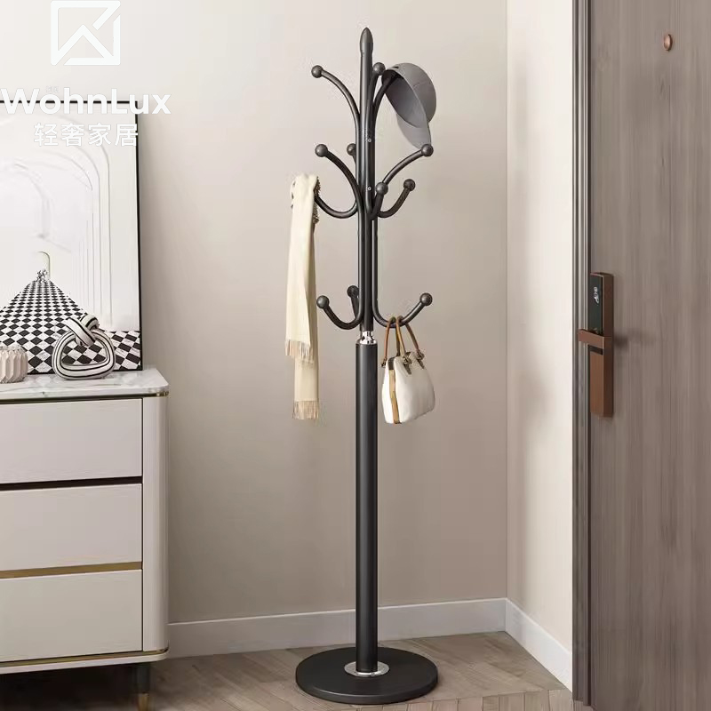 德国简约衣帽架落地卧室挂衣架