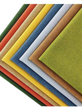 立体加厚靠背套带拉链45x45x10沙发靠垫靠枕仿细麻可定制不含芯