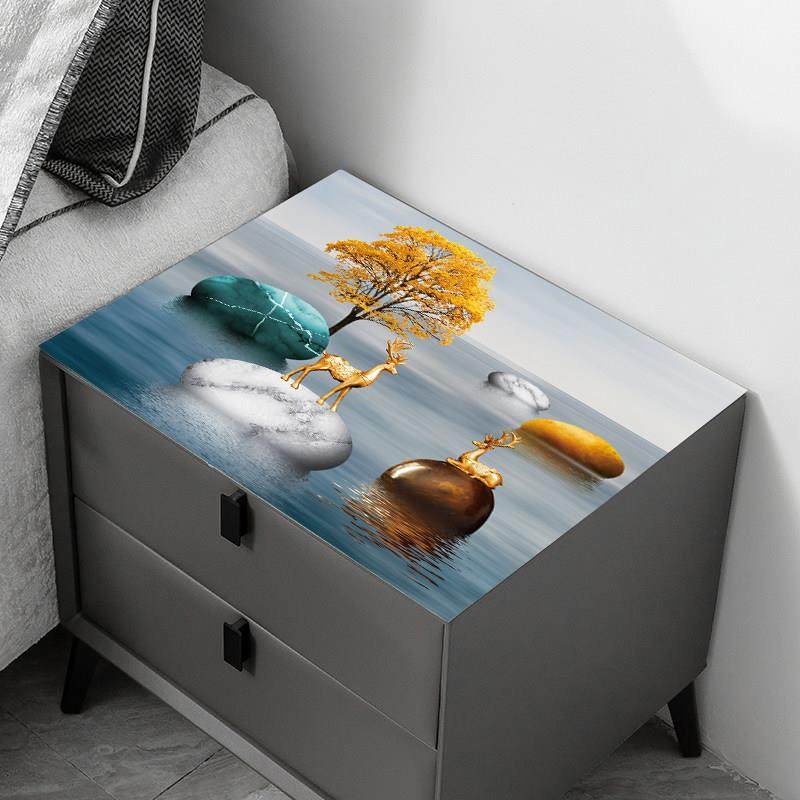 床头柜垫子免洗防水防尘垫桌垫卧室盖布轻奢桌布盖垫床头柜保护垫,居家布艺,桌布,淘宝优惠券,粉丝福利购,淘宝优惠卷