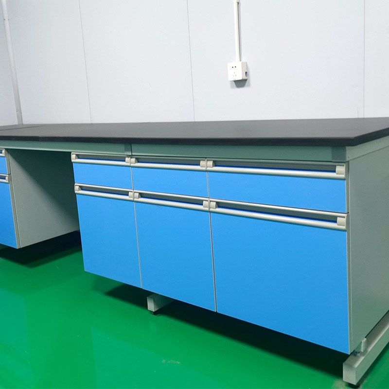 钢木实验台工作台学校实验室实验桌操作台实验室边台钢木操作台