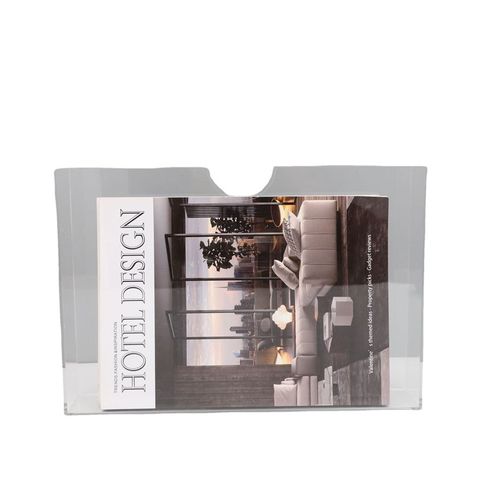 现代简约亚克力透明书架摆件样办公室电视柜书柜书房客厅桌面装饰