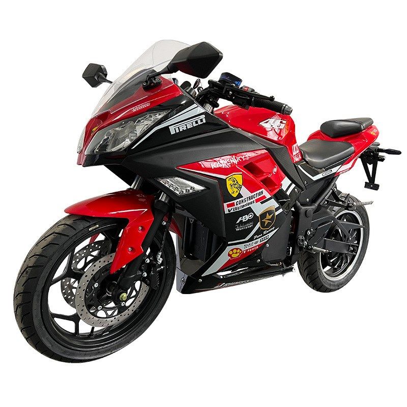 小忍者高速电动摩托车大功率电动车地平线趴赛可上牌电摩跑车厂家