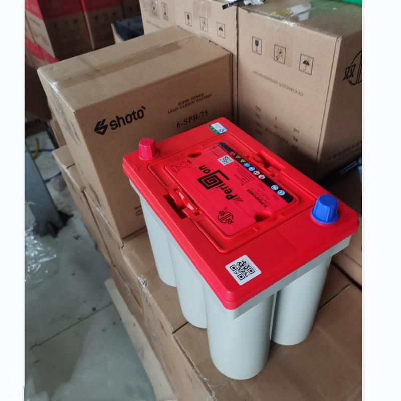 双登铅碳卷绕蓄电池6-SPB-100车辆发电机组启动储能电瓶12V100AH
