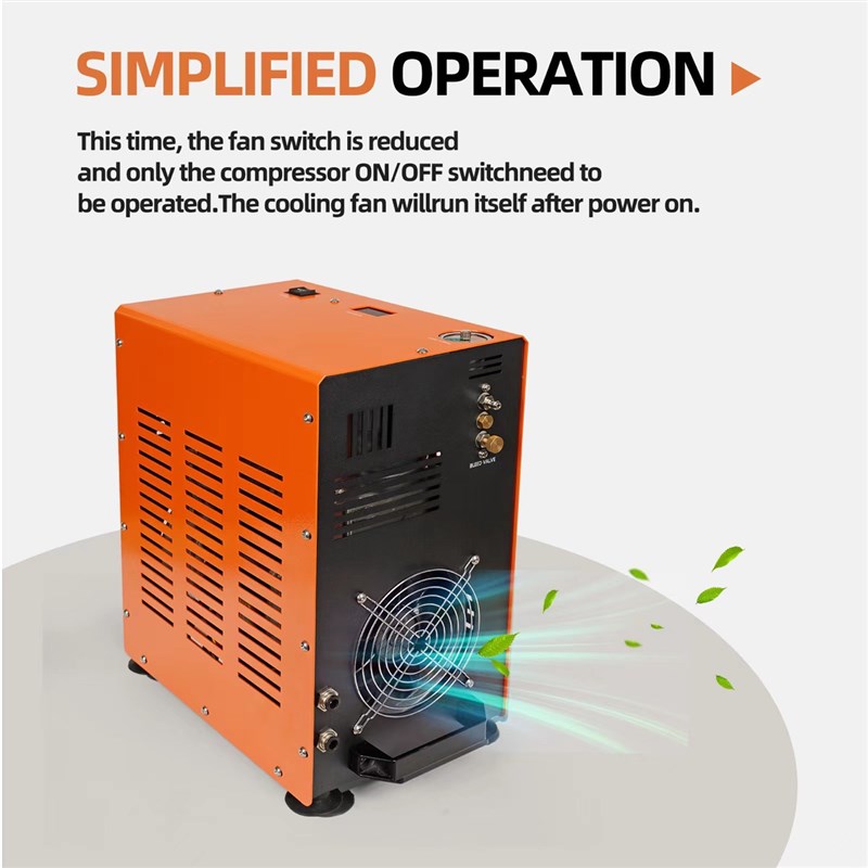 无油双缸水冷电动打气机大瓶30mpa供气可调测压泵高压充气泵40mpa