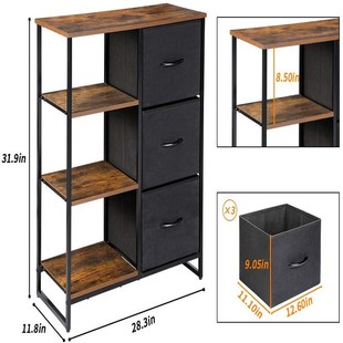 床边柜窄夹缝 床边置物架床尾缝隙架子床头挡板柜沙发边靠墙书架