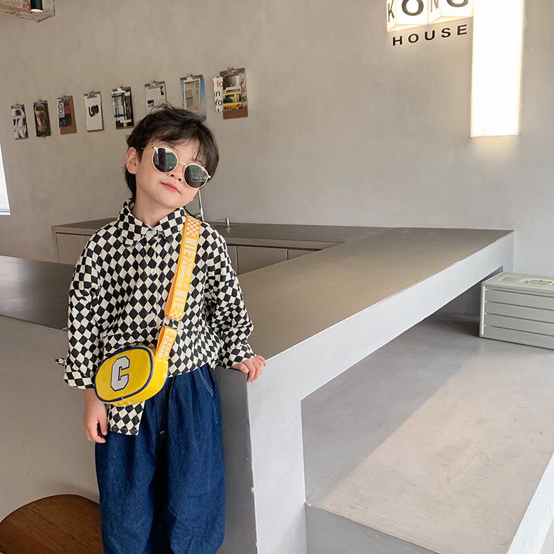 儿童包包潮酷洋气百搭时尚男童宝宝斜挎小包幼儿园小男孩单肩小包