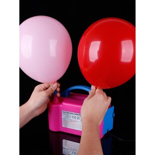 电动充气泵气球打气筒双孔出气电动充气机打气球工具气球充气工具