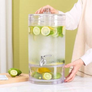 餐饮自助茶水桶PC饮料桶冰镇饮品罐泡酒桶水果茶桶商用茶歇果汁鼎