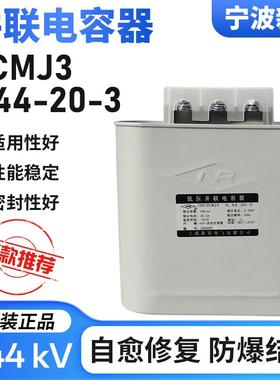 宁波新容电容器自愈电力电容器 BCMJ3-0.44-20-3 20kvar新容电气