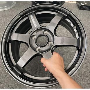 TE37轮毂旋压轻量化15寸16寸适合飞度GK5雨燕雅力士嘉年华海鸥