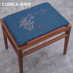 绣花凳子垫子椅子垫餐椅座垫方凳坐垫屁垫圈椅茶椅垫 家中式