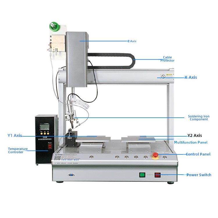 自动焊锡机焊插件芯片led灯贴片数据线PCB电路板焊线拖焊加锡焊接