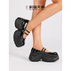 软底百搭气质单鞋 子 love7cm增高厚底玛丽珍鞋 女新款 feet&