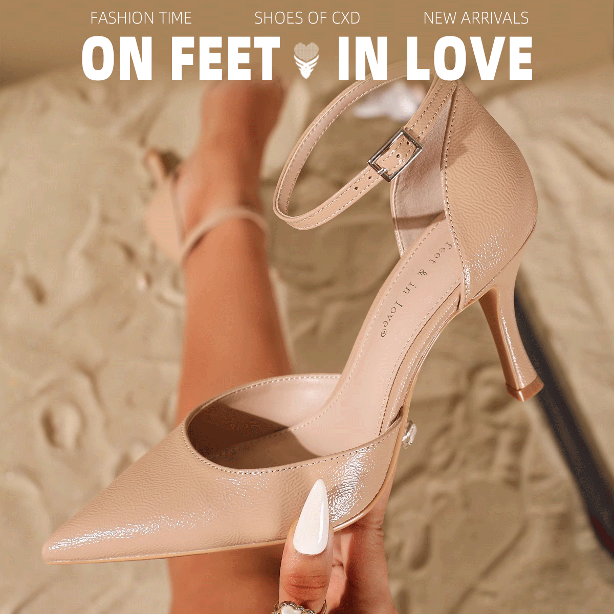 尖头细跟高跟鞋气质百搭感凉鞋女