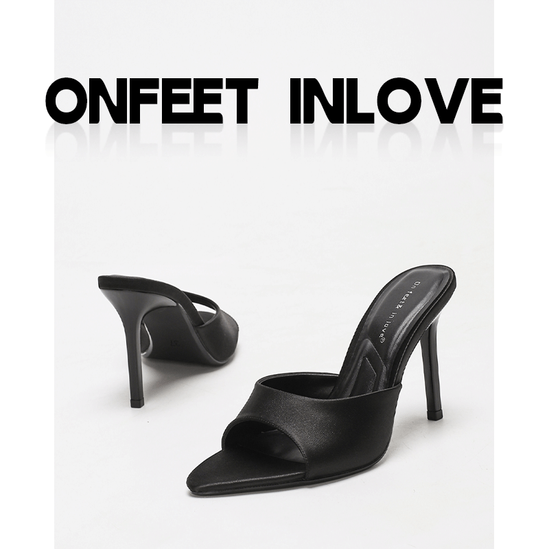 欧美大码高跟鞋女细跟夏季外穿