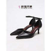 欧美风优雅设计感小众中空高跟凉鞋 女 love时尚 新款 feet&