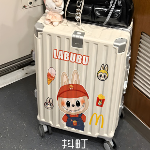 适用于行李箱登机旅行箱拉杆箱拉布布卡通可爱个性 高颜值防水贴纸