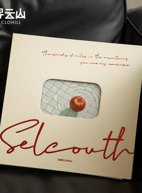 且寻云山活页相册大容量家庭照片收纳本覆膜自粘式DIY情侣纪念册