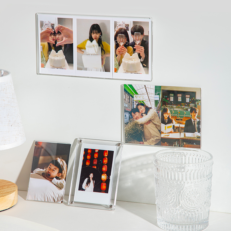 拍立得冰箱贴3寸磁吸相框
