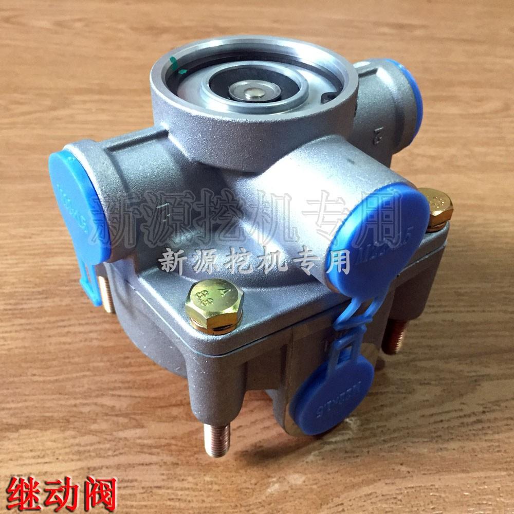 新源65/75-8-9T机械轮式挖掘机原装配件 瑞立气路继动阀 气路
