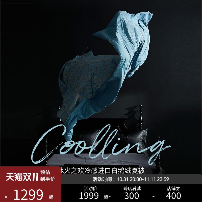 ESTEEM/宜庭冰火之欢夏被95白鹅绒冷感可水洗空调被【专柜同款】