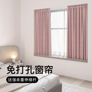 高级感客厅少女ins风全遮光北欧现代简约轻奢帘 窗帘卧室飘窗新款