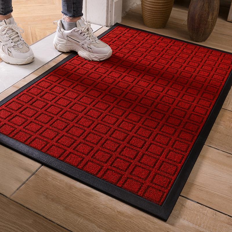 简约加厚室外地垫入户门垫进门地毯客厅门口户外橡胶脚垫防滑蹭土
