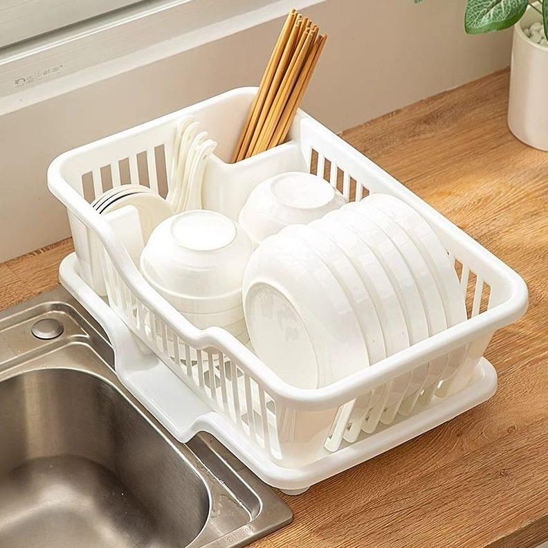 台面水槽餐具碗盘架厨房碗碟收纳架家用沥水篮碗筷置物架收纳碗柜