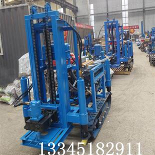 水汽两用全液压钻井设备 160型泥浆泵150米钻井机 行走履带打井机