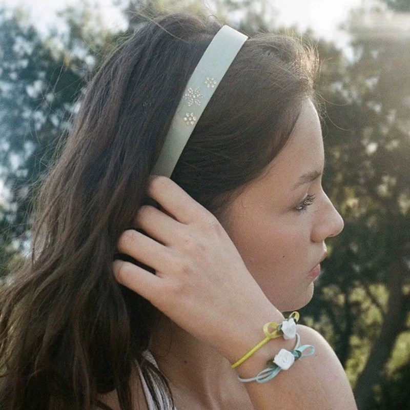 重工镶钻 清新淡绿色超好看的发箍女日常外戴高级感洋气时尚发饰