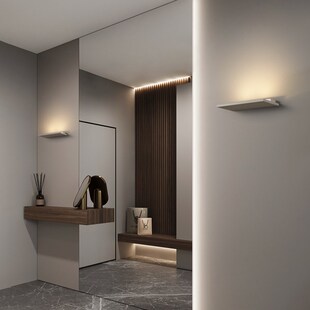 壁灯卧室床头灯现代简约客厅设计师款过道走廊沙发背景墙超薄壁灯