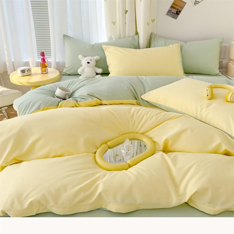 被套180x200四件套水洗棉1米8x2米2被罩1.8x2.0单件一米八乘两米