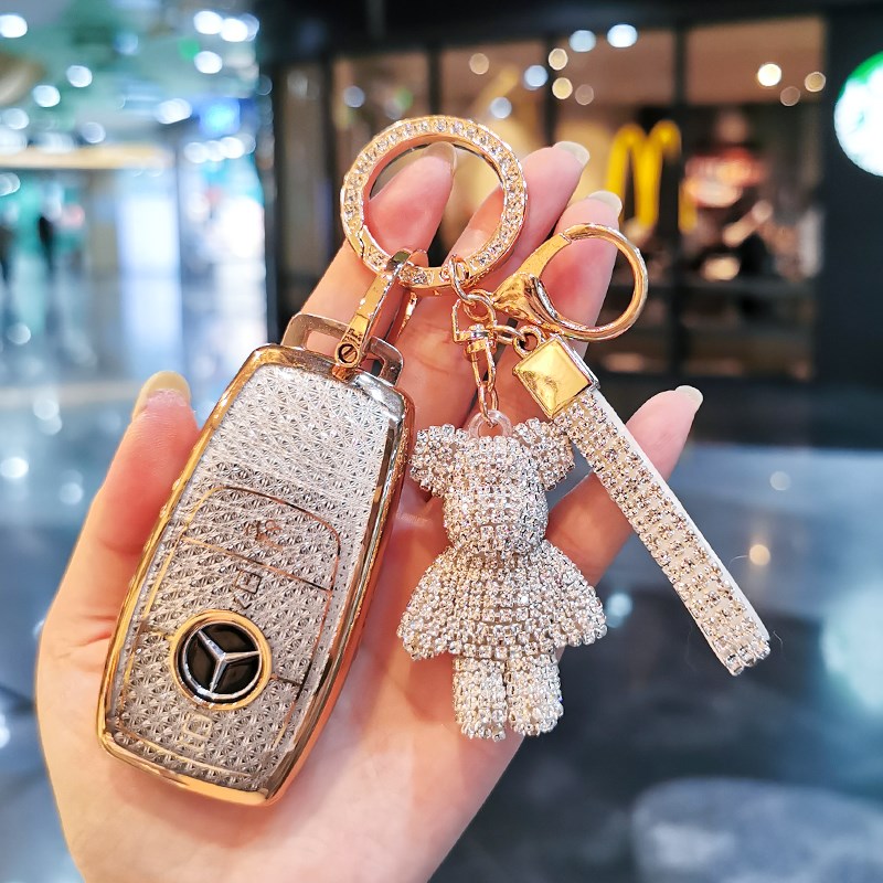 适用于奔驰钥匙套e300l/c260L壳A200女gle350扣glb220glc包gla180