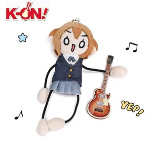 轻音少女周边平泽唯秋山澪中野梓毛绒公仔棉花娃娃钥匙扣挂件玩偶