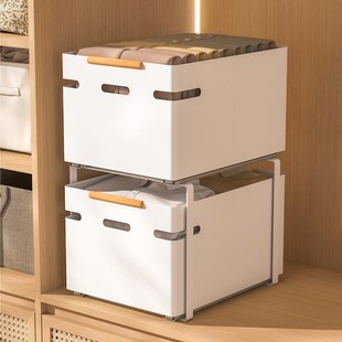 衣柜拉篮抽屉式 架 免打孔分层收纳筐衣帽间内置滑轨金属推拉多层裤