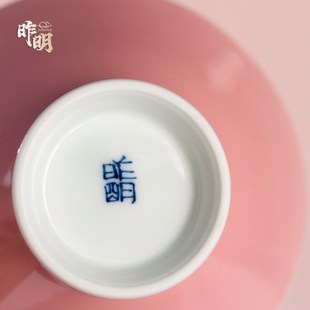 家用 昨明陶瓷手绘龙鱼斗笠杯茶杯主人杯 散香杯创意 现代 国潮风
