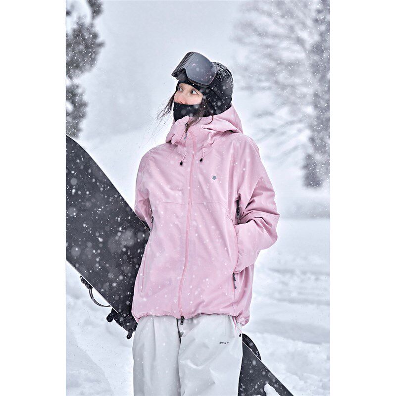 AWKA滑雪服女款男士2025新款单板双板防水3L加棉滑雪衣外套冬