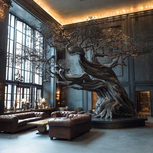 品修禅意枯树巨木景观摆件定制