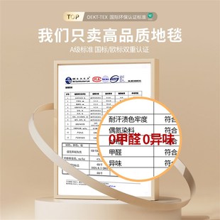 奶油风加厚卧室床边毯纯色仿兔毛地垫秋冬 泡泡绒地毯客厅2024新款