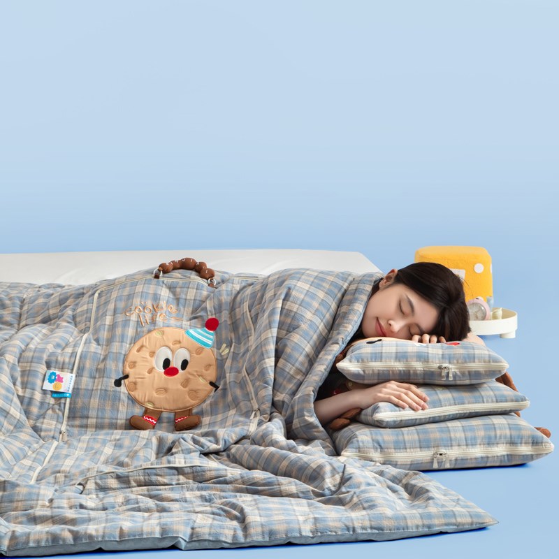 全棉抱枕被子两用毯子二合一办公室午睡折叠枕头汽车空调靠枕车载