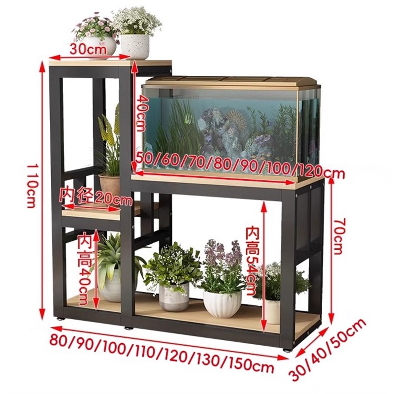 多层组合鱼缸架子鱼缸承重底座底柜家用鱼缸柜鱼缸架鱼缸专用架子