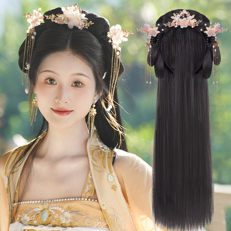 汉服头饰假发一体式懒人发箍全套发饰古风盘发发髻造型古装垫发包,美发护发/假发,发包/丸子,淘宝优惠券,粉丝福利购,淘宝优惠卷