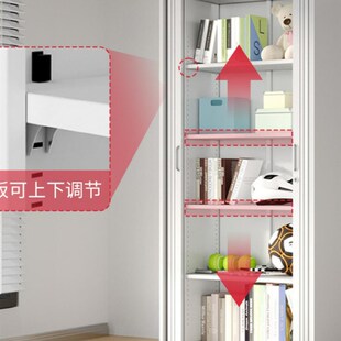 新款 钢制卷门柜推拉卷帘门柜办公文件资料档案柜带锁储物收纳柜