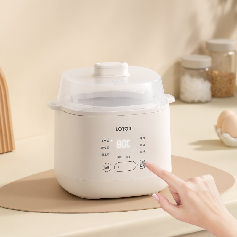 LOTOR蒸蛋器家用小型蒸锅神器一体多功能自动断电2025新款煮蛋器