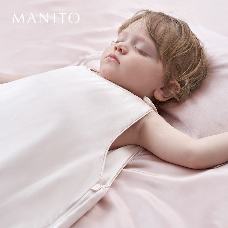MANITO/曼尼陀真丝桑蚕丝婴儿睡袋床品睡眠睡觉舒适柔软,床上用品,睡袋,淘宝优惠券,粉丝福利购,淘宝优惠卷