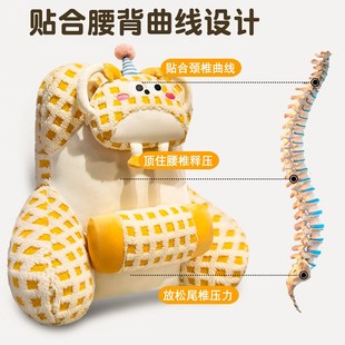 多巴胺床头软包靠背垫床上靠枕护颈椎学生宿舍护腰枕头抱枕