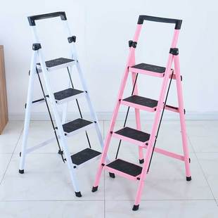 工具架梯子 家用折叠四步梯三步梯折叠人字梯子加厚铁梯子新品