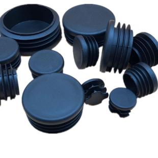 不锈钢管圆管堵头铁管镀锌管圆形盖帽内塞塑料堵盖闷头管子装饰盖